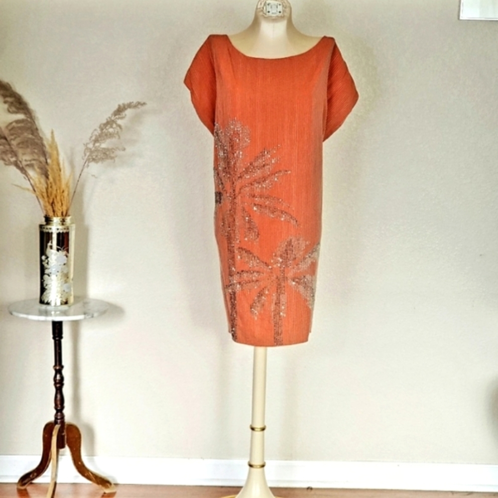 Diane Von Furstenberg Beaded Silk dress